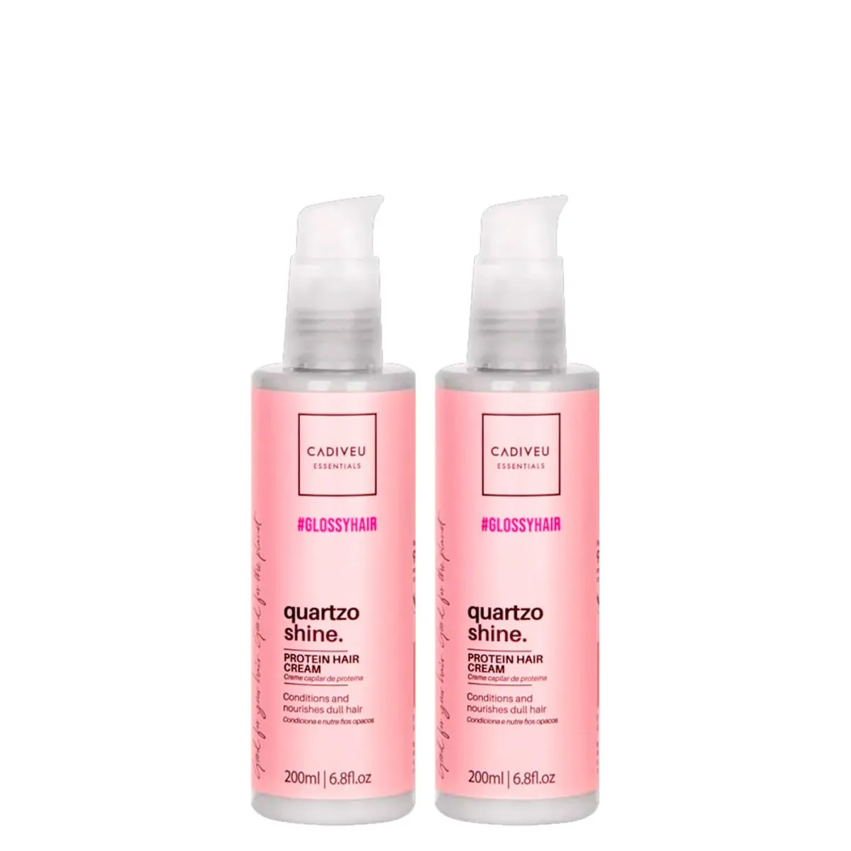 Kit Cadiveu Essentials Quartzo Shine - Proteína de Brilho - 2 Unidades