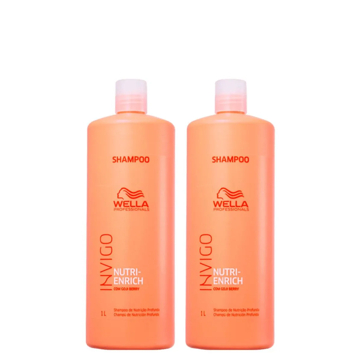 Kit Wella Professionals Invigo Nutri Enrich Shampoo 1000 ml - 2 Unidades