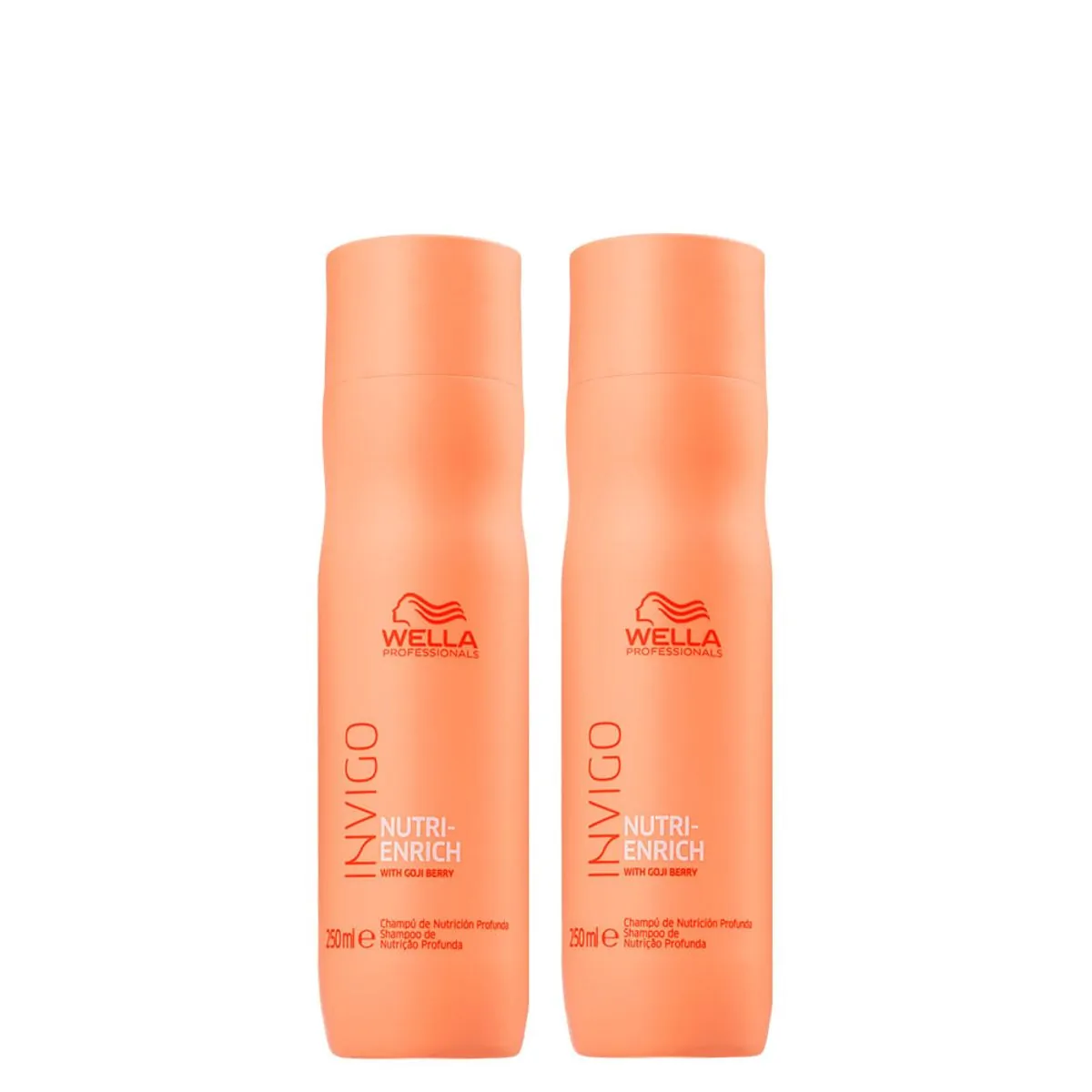 Kit Wella Professionals Invigo Nutri Enrich Shampoo 250 ml - 2 Unidades