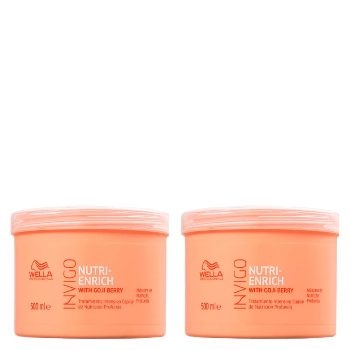 Kit Wella Professionals Invigo Nutri Enrich Máscara de Nutrição 500 ml - 2 Unidades