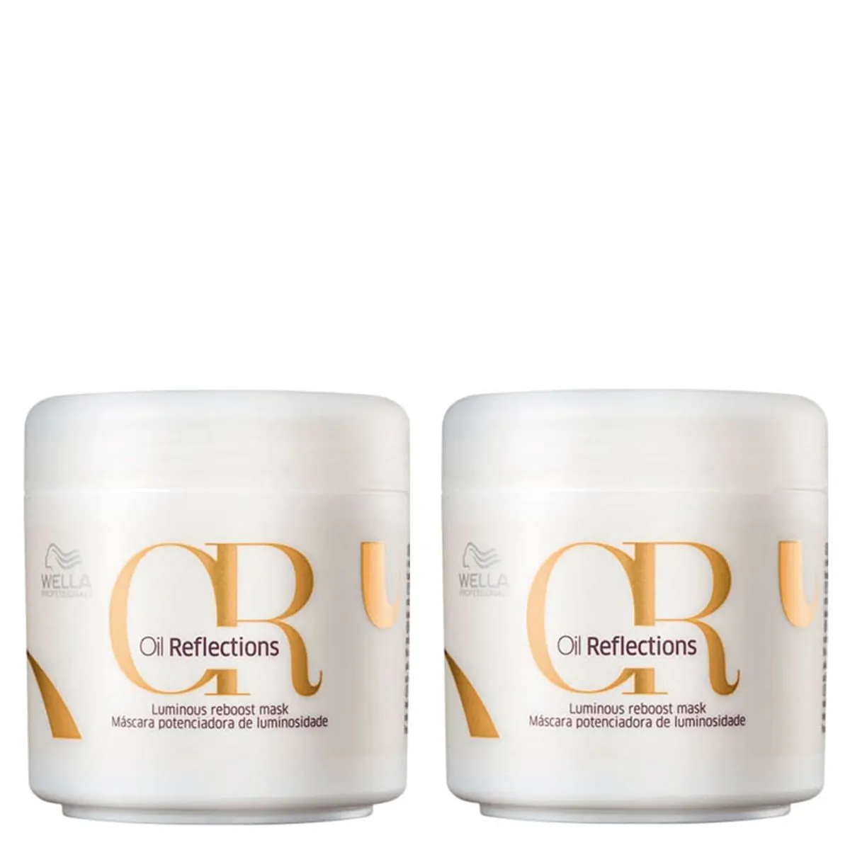 Kit Wella Professionals Oil Reflections Máscara de Brilho 150 ml - 2 Unidades