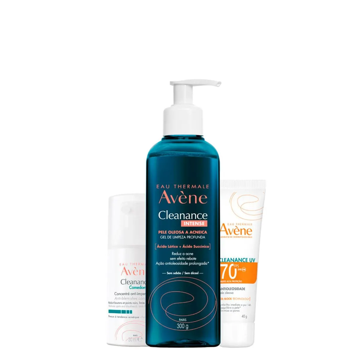 Kit Avène Facial Rotina Completa Antiacne - 3 Produtos