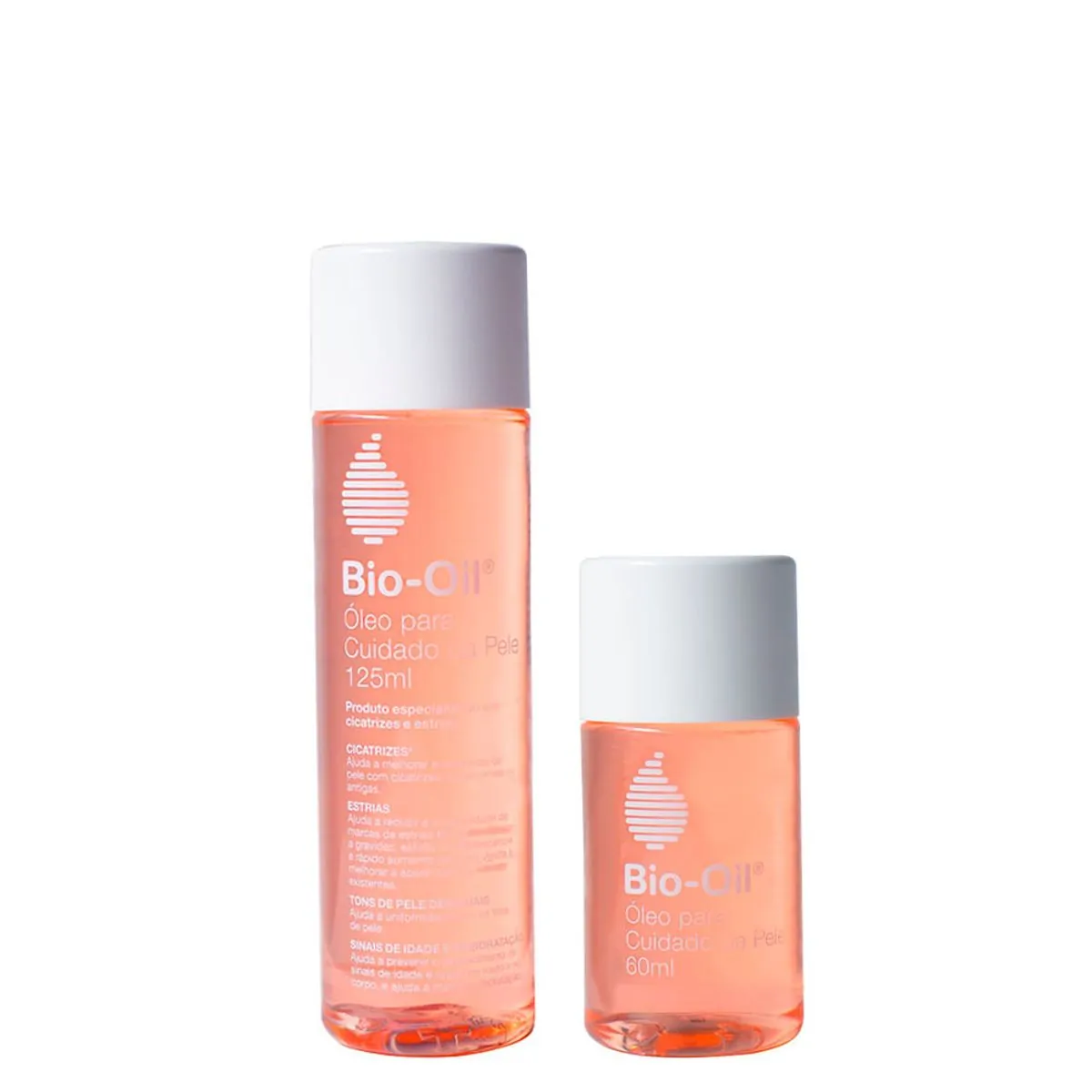 Kit Bio-Oil - Óleo Corporal Hidratante 125 Ml + Óleo Corporal Hidratante 60 ml - Kit Bio-Oil - Óleo