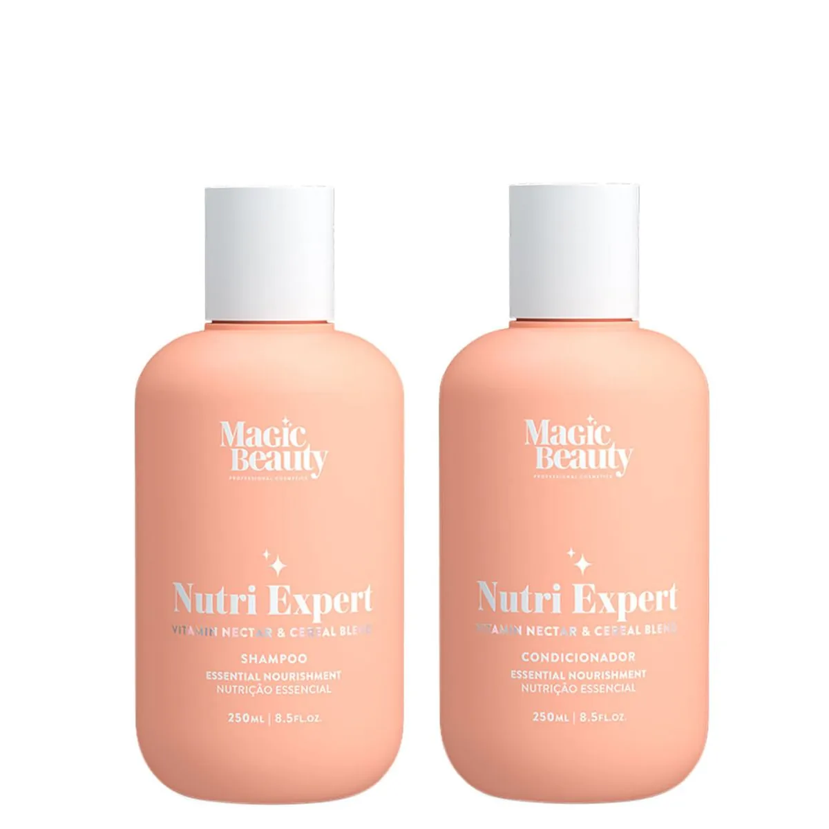 Kit Magic Beauty Nutri Expert Vitamin Nectar - Shampoo 250 ml + Condicionador 250 ml - Kit Magic Bea