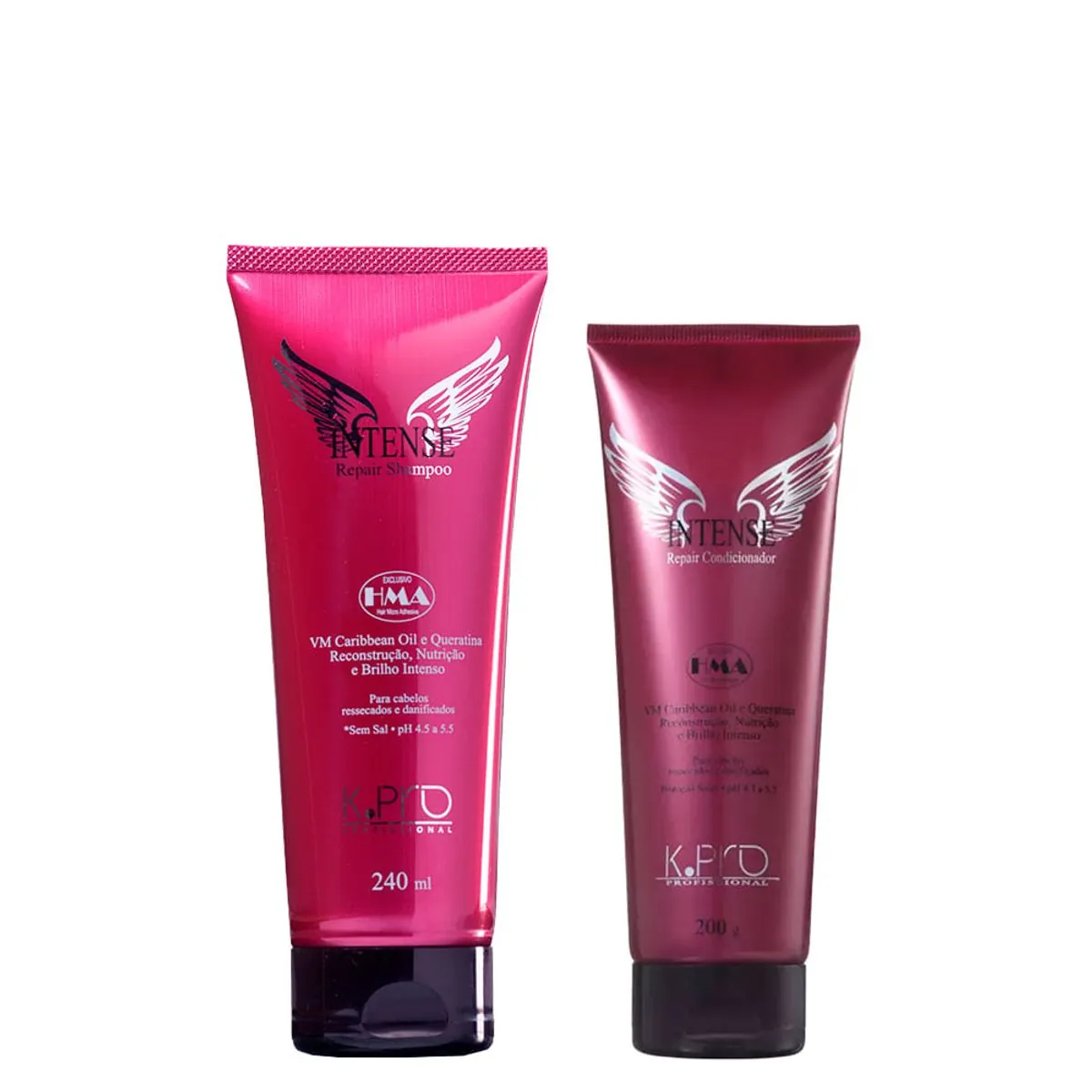 Kit K-Pro Profissional Intense Repair - Shampoo 240 ml + Condicionador 200 g