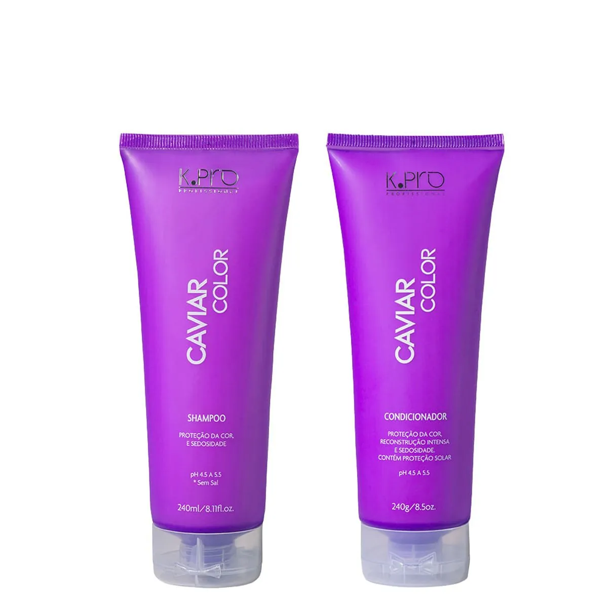 Kit K-Pro Profissional Caviar - Shampoo 240 ml + Condiconador 240 g