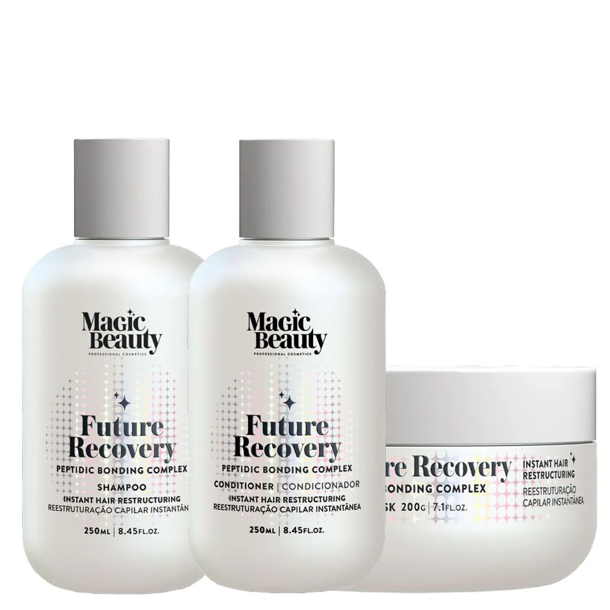 Kit Magic Beauty Future Recovery Shampoo 250ml + Condicionador 250ml + Máscara 200g