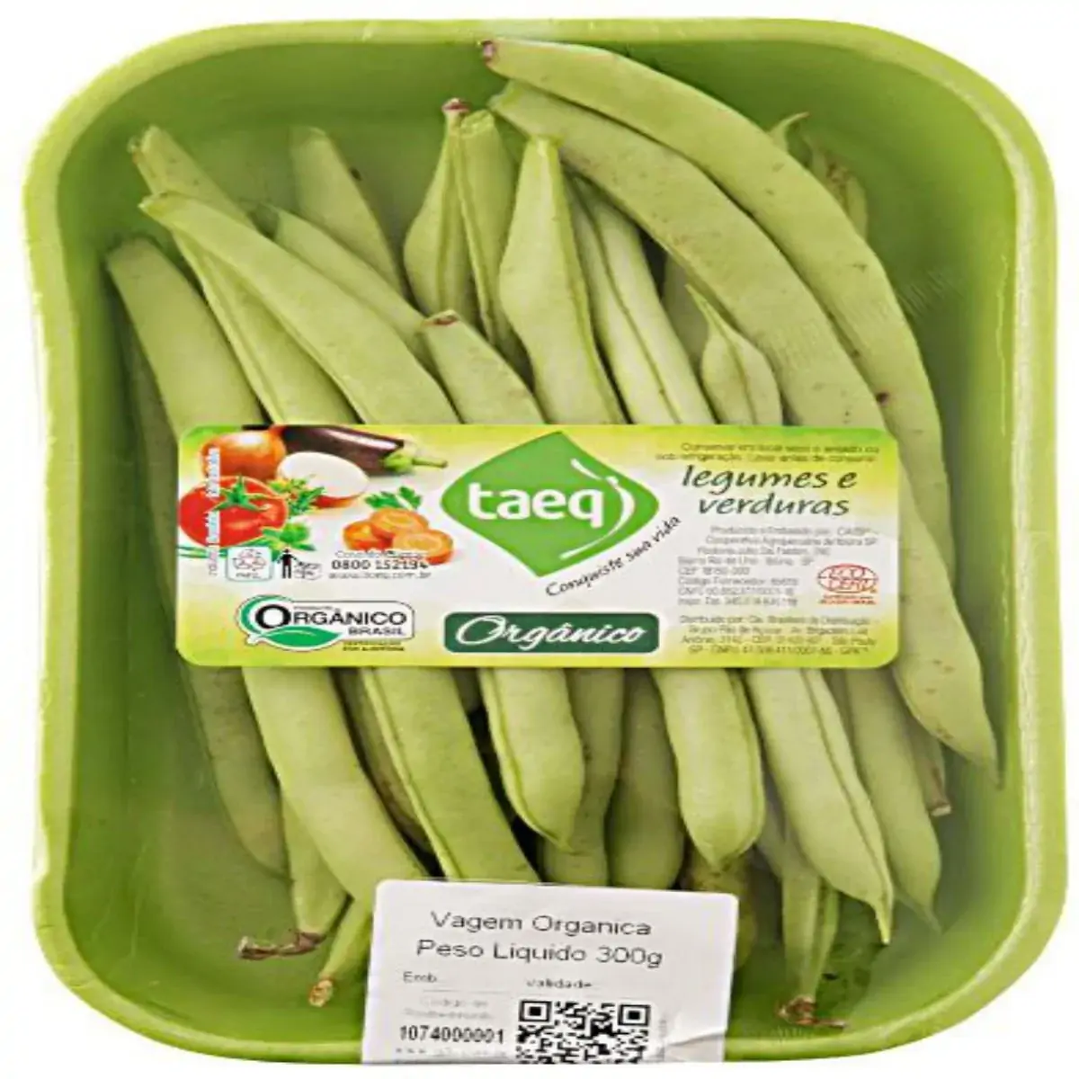 Vagem Macarrão Orgânica TAEQ 300g