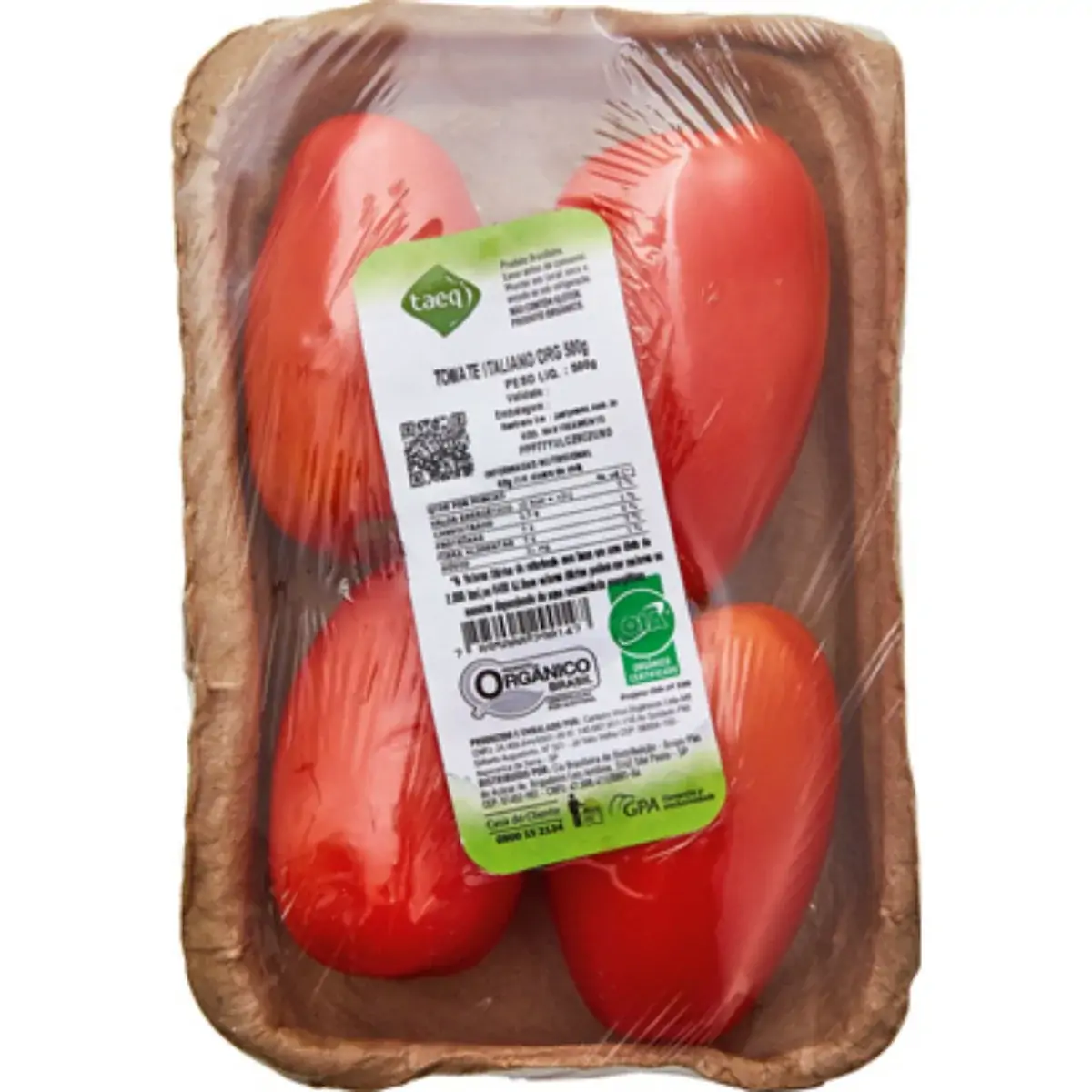 Tomate Italiano Orgânico TAEQ Bandeja 500g
