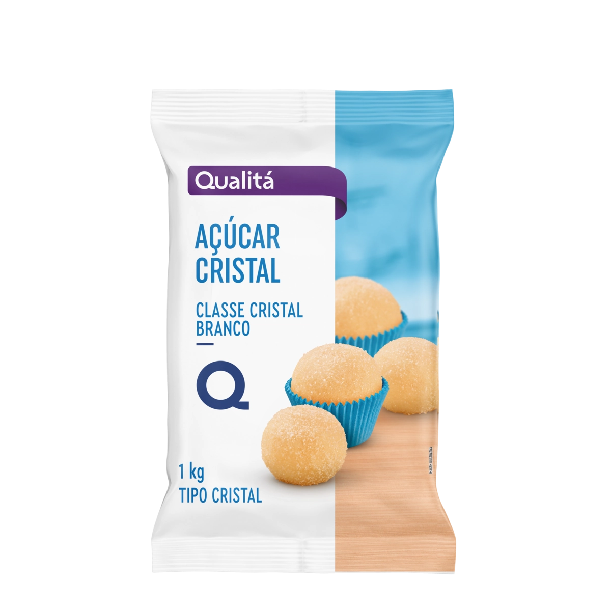 Açúcar Cristal QUALITÁ Pacote 1kg