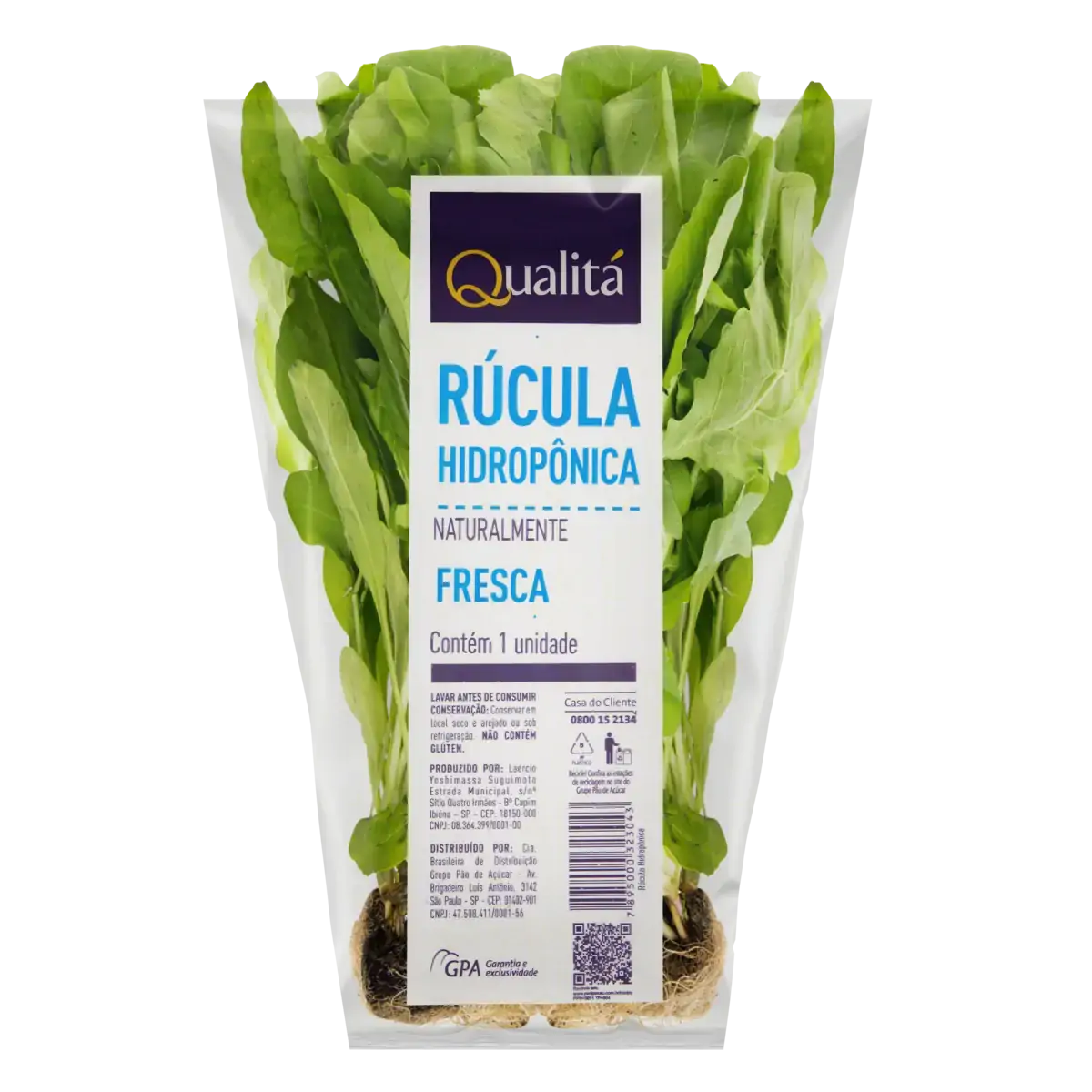 Rúcula Hidropônica Naturalmente Fresca Qualitá