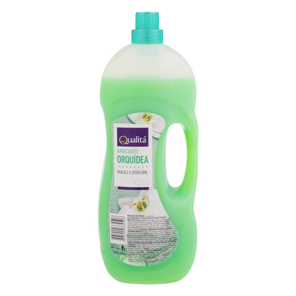 Amaciante QUALITÁ Verde Pétalas de Orquídeas 2 Litros