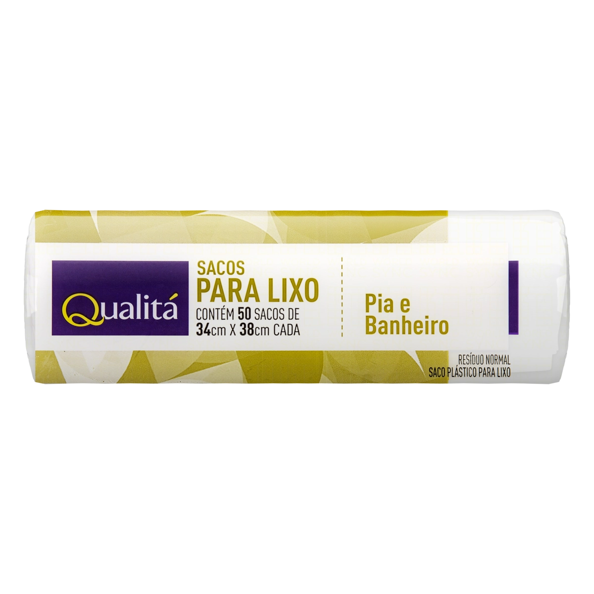 Saco para Lixo Pia e Banheiro Qualitá 50 Unidades