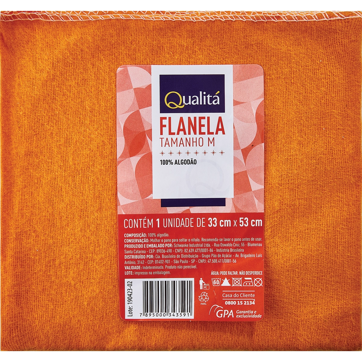 Flanela QUALITÁ 33cm x 33cm