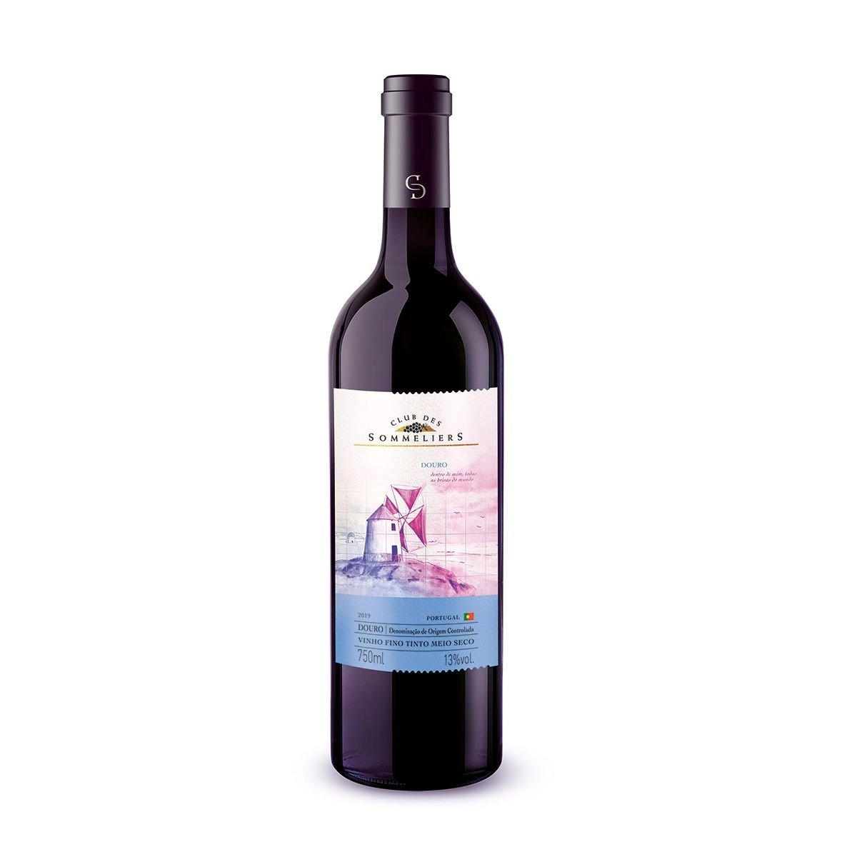 Vinho Português Tinto CLUB DES SOMMELIERS Douro Garrafa 750ml