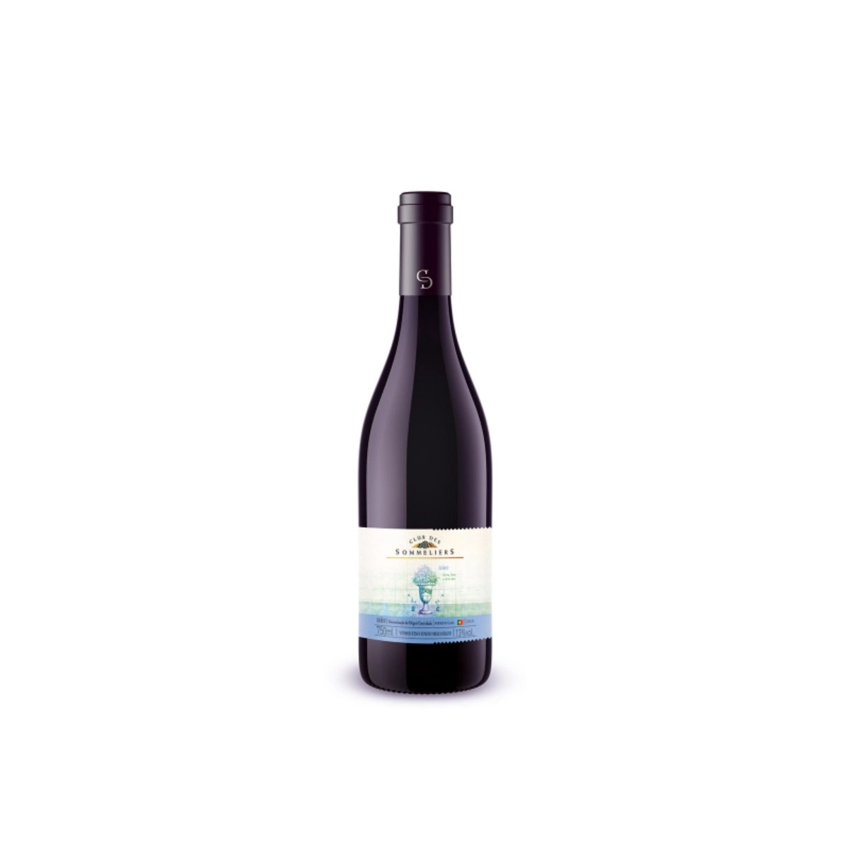 Vinho Português Tinto Meio Seco Club Des Sommeliers Dão Garrafa 750ml