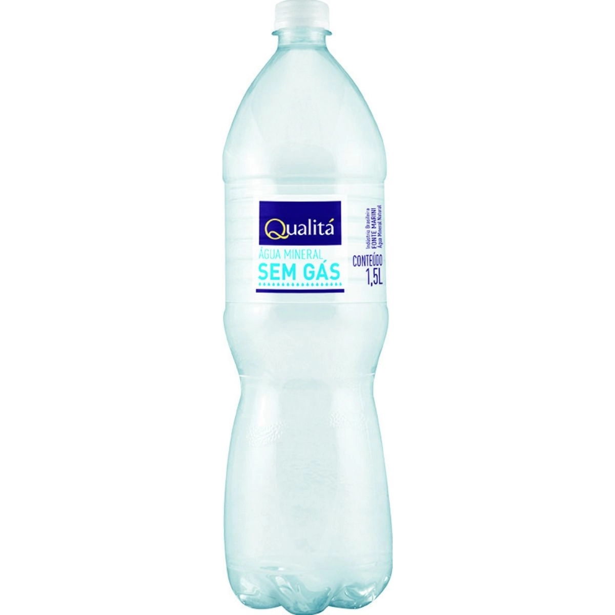 Água Mineral sem Gás QUALITÁ Garrafa 1,5 Litro