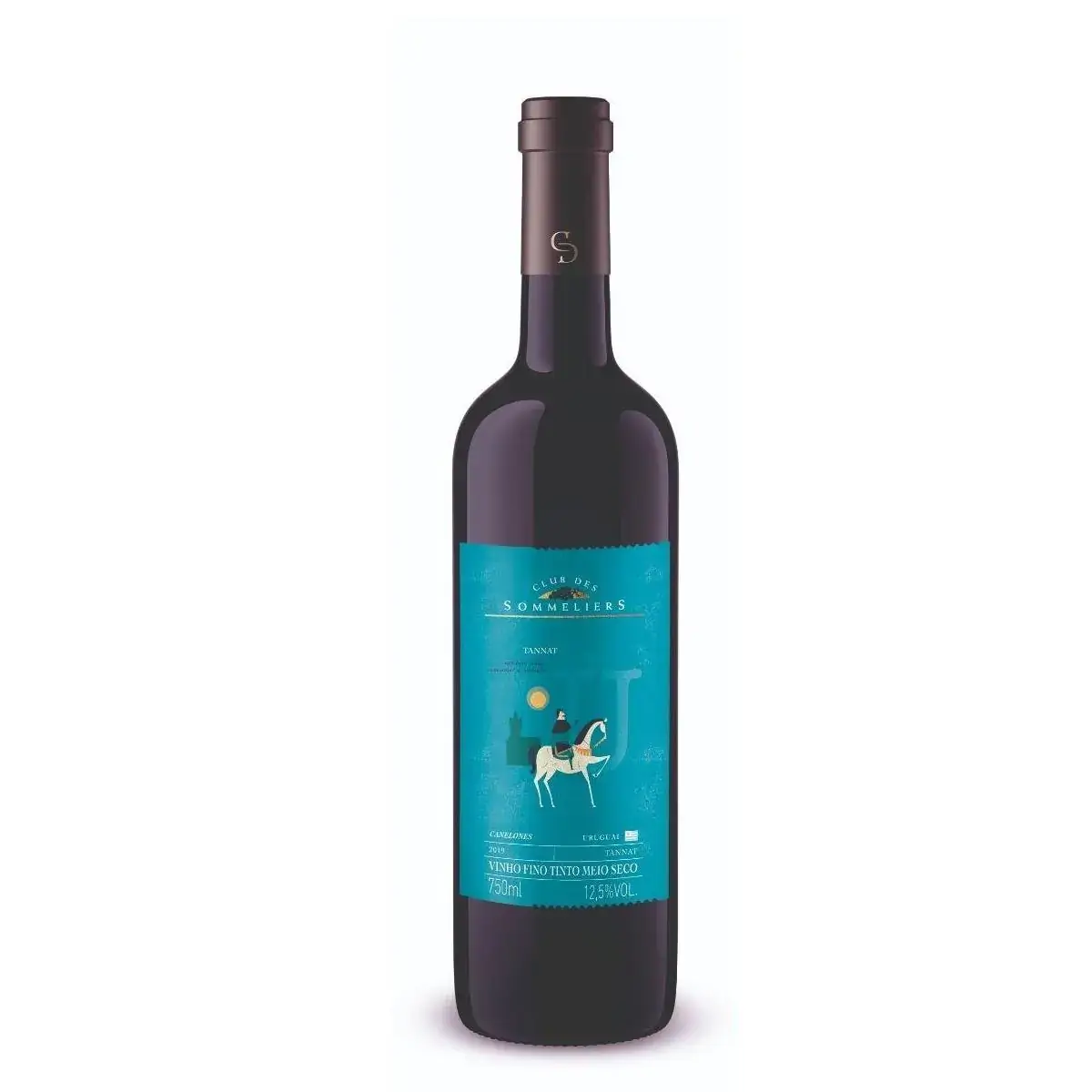 Vinho Uruguaio Tinto Tannat CLUB DES SOMMELIERS Garrafa 750ml