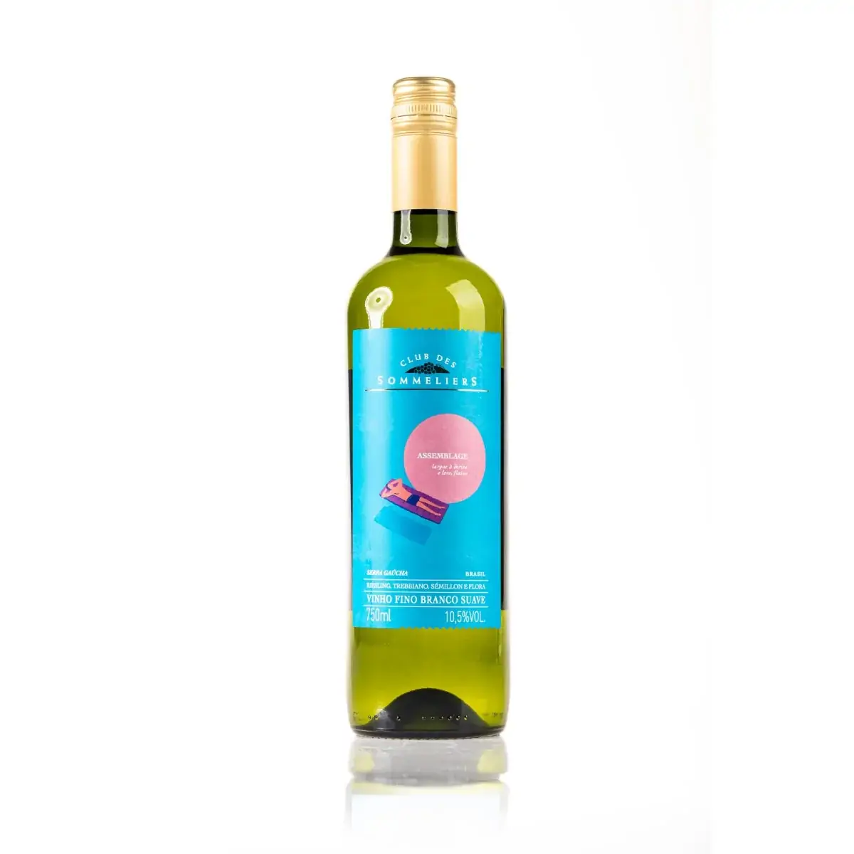 Vinho Brasileiro Branco Suave Fino ASSEMBLAGE Garrafa 750ml