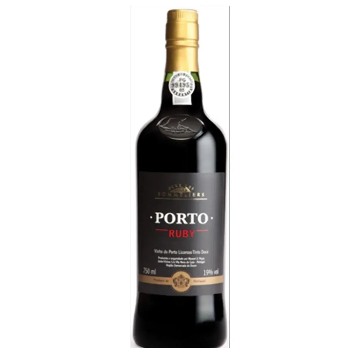 Vinho Português Porto CLUB DES SOMMELIERS Ruby Garrafa 750ml
