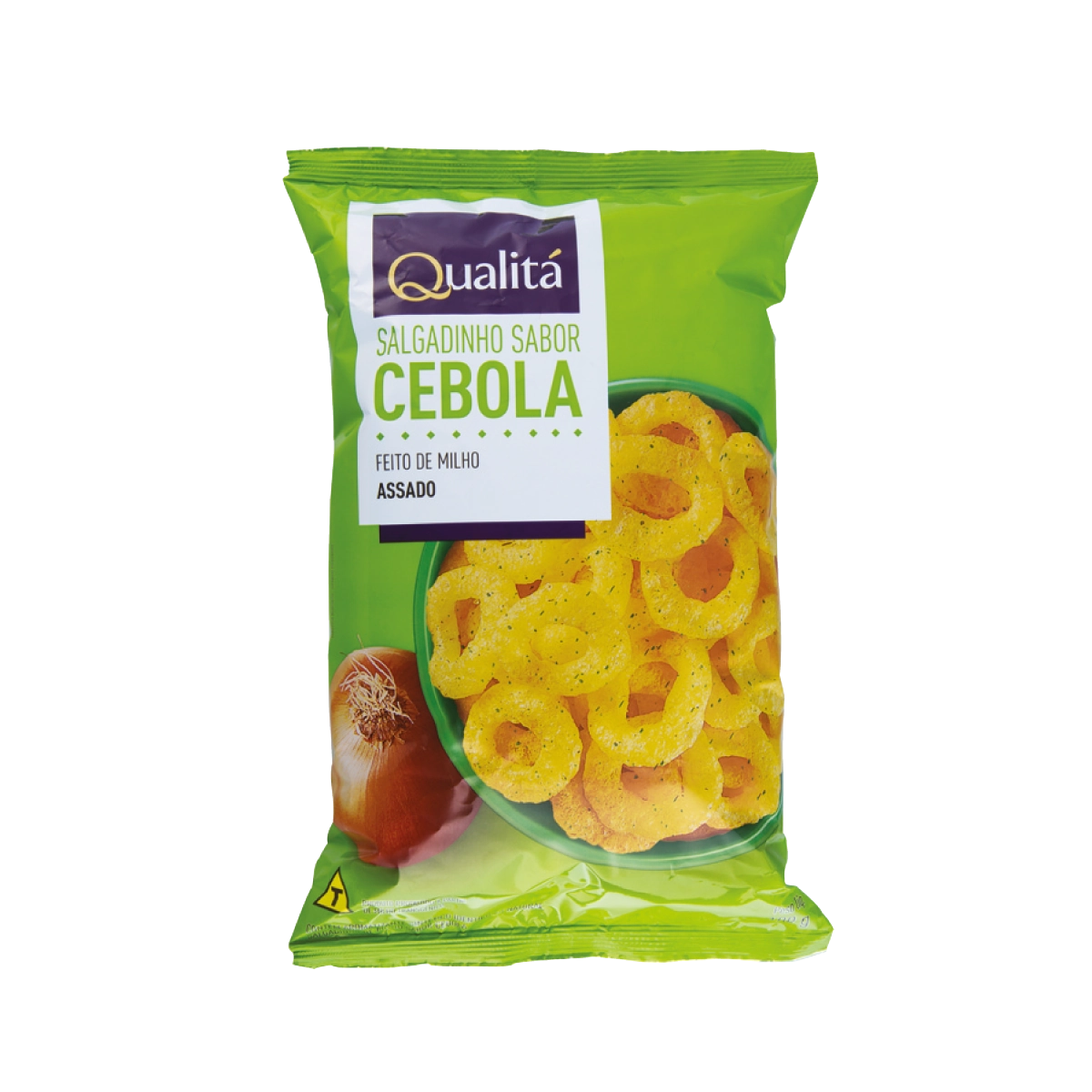 Salgadinho de Milho Sabor Cebola QUALITÁ Pacote 100g