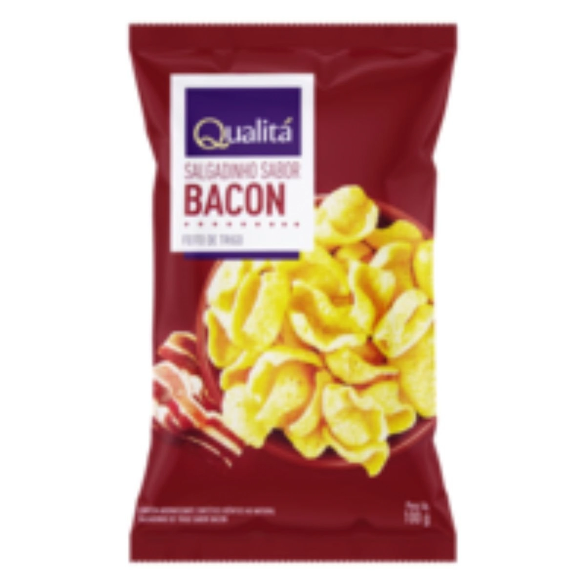 Salgadinho de Trigo de Bacon Qualitá Pacote 100g