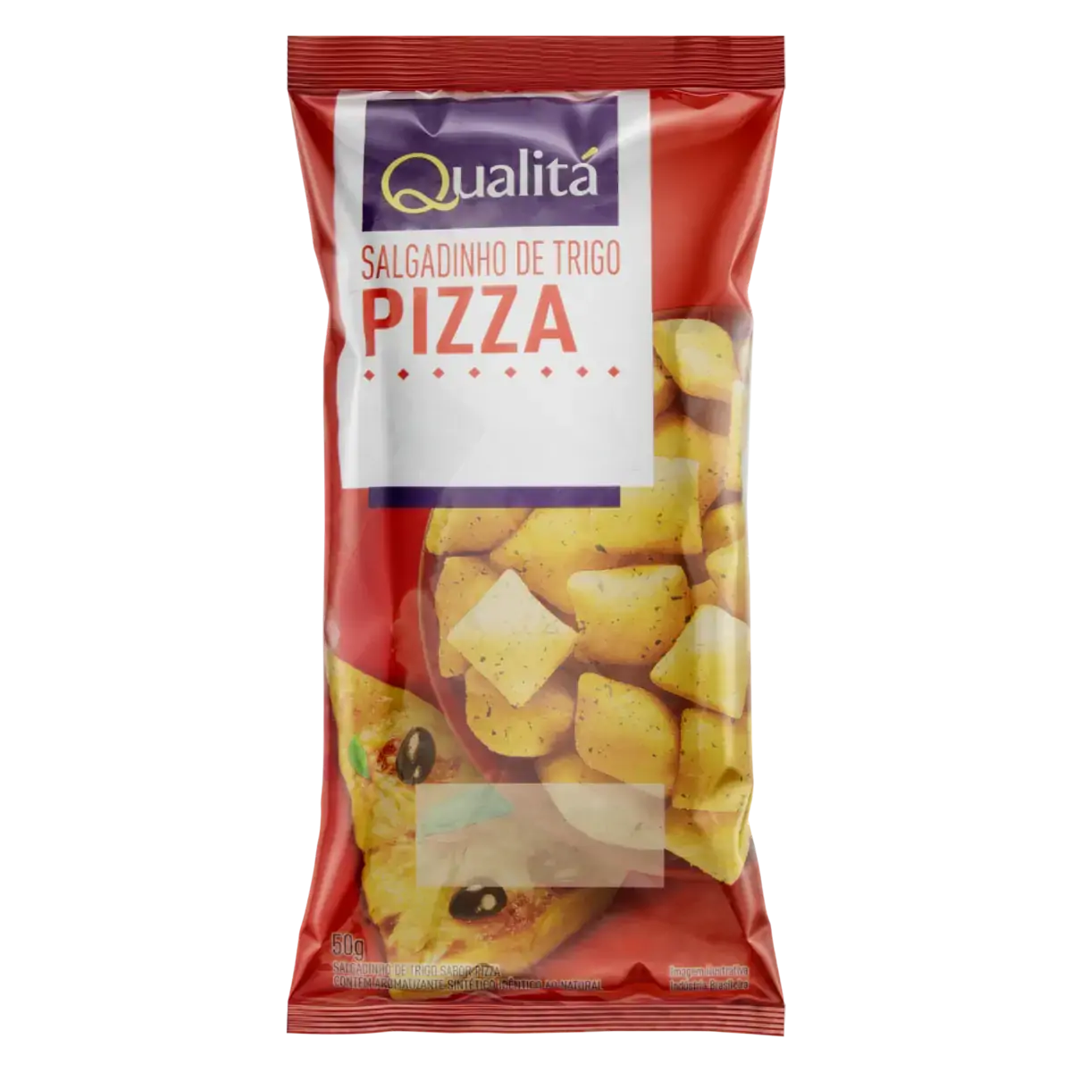 Salgadinho de Trigo Pizza Qualitá Pacote 50g