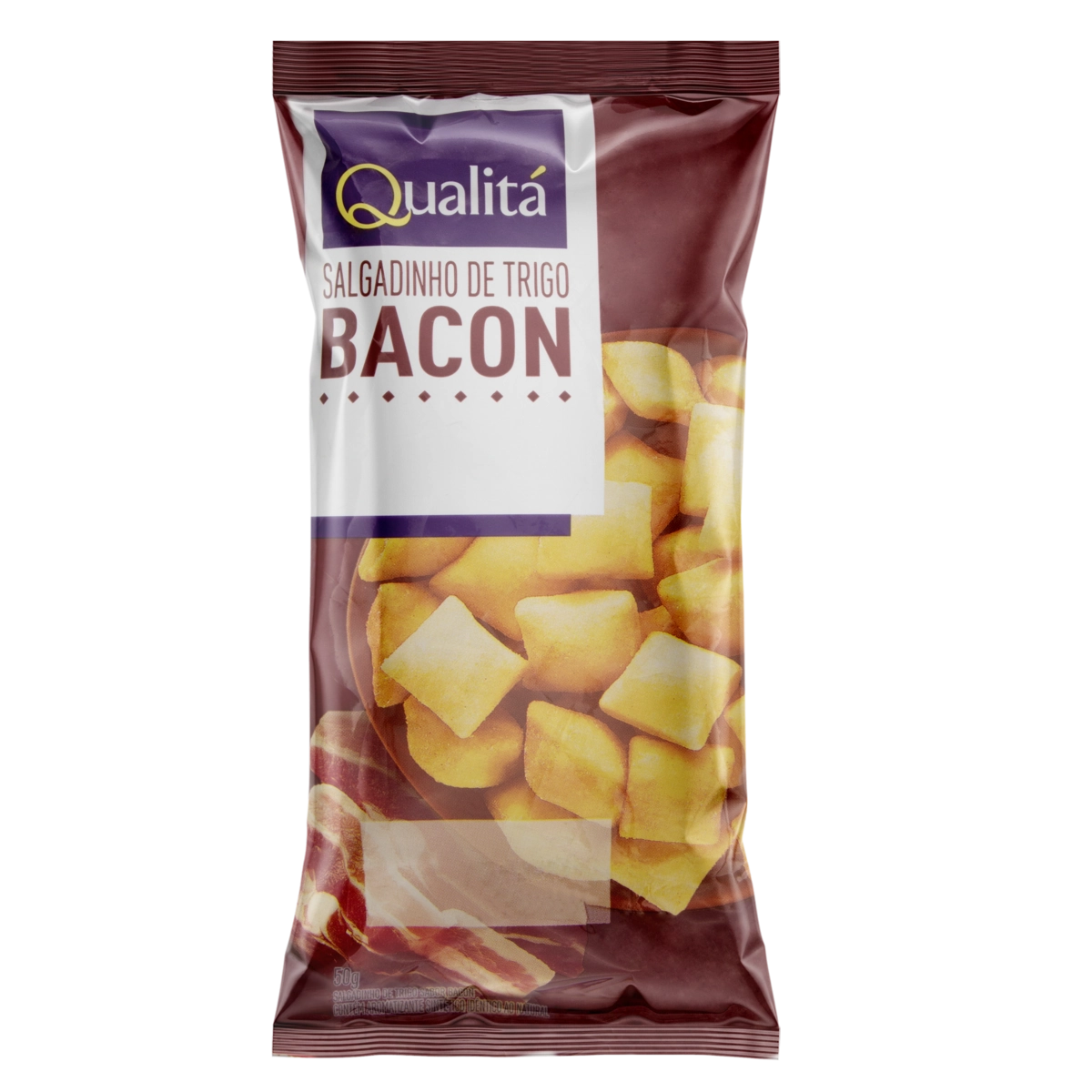 Salgadinho de Trigo Bacon Qualitá Pacote 50g