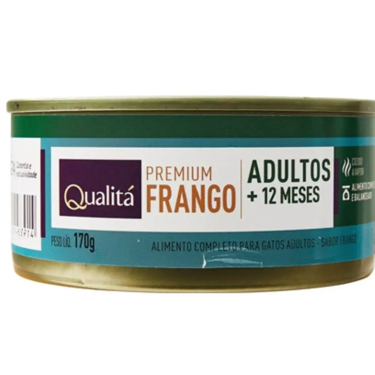 Ração para Gatos Adultos Sabor Frango QUALITÁ Lata 170g