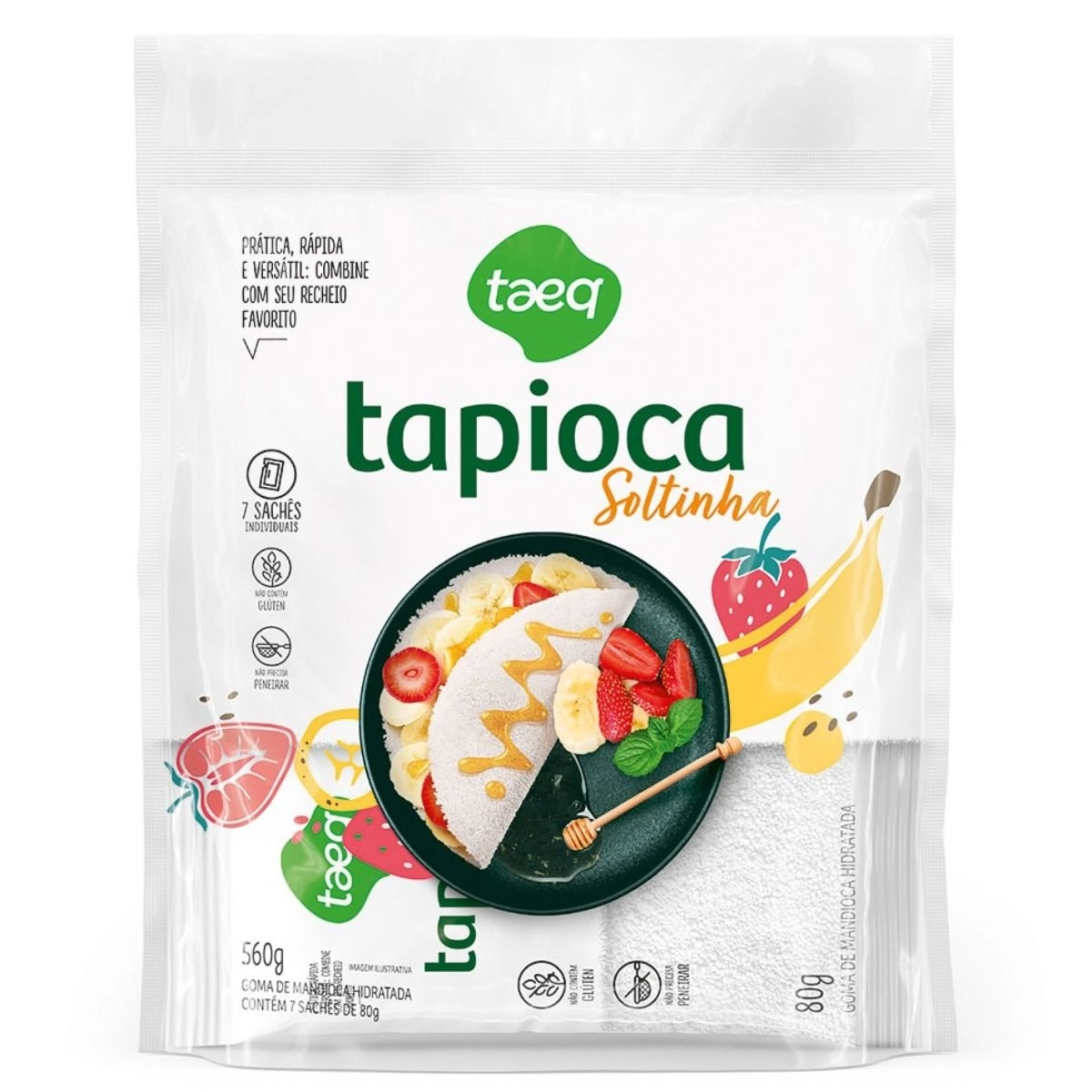 Tapioca Soltinha Taeq Pacote 560g