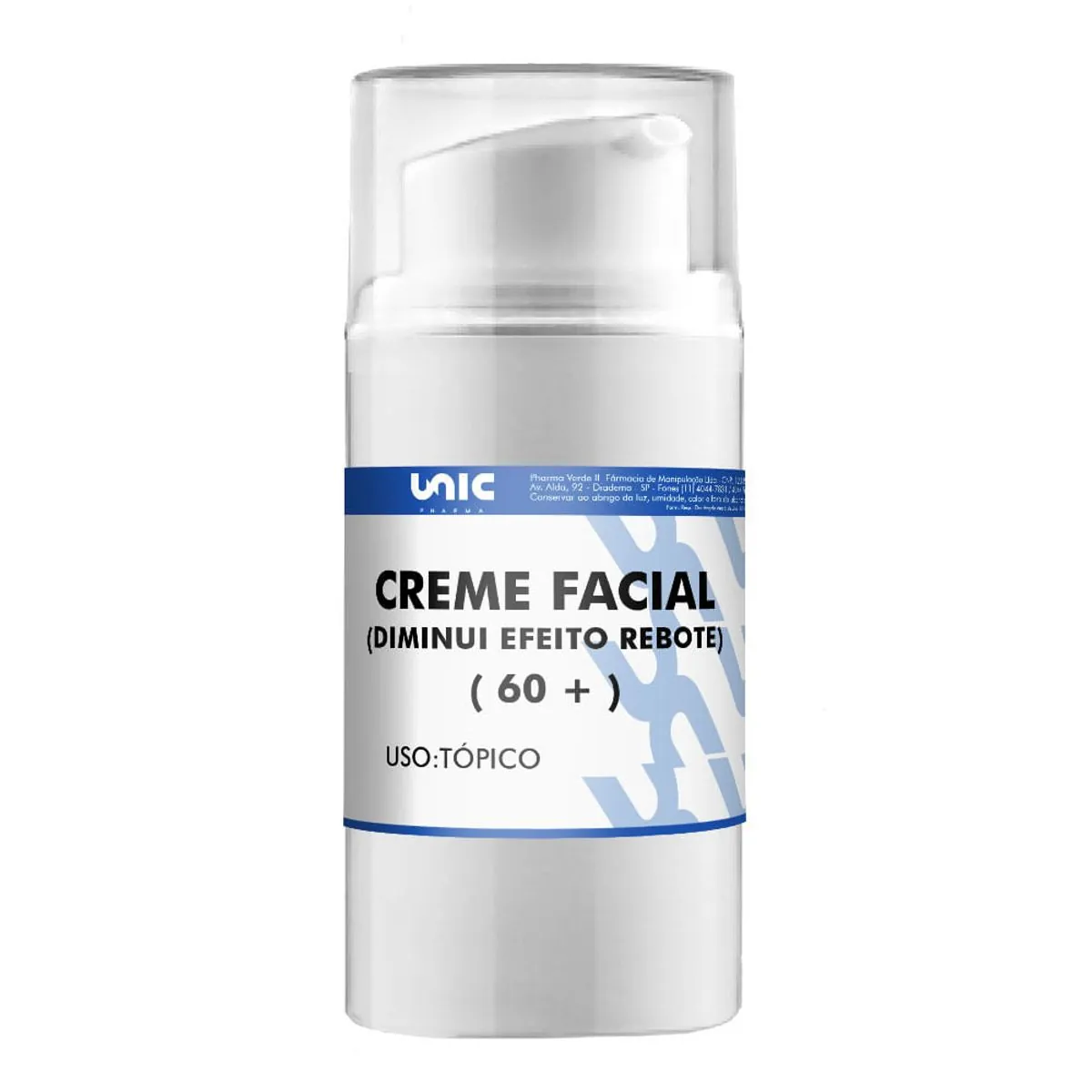 Creme facial diminui efeito Rebote (60+) 30g
