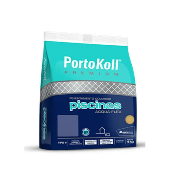 Rejunte Cimentício Piscina Azul 4Kg Portokoll