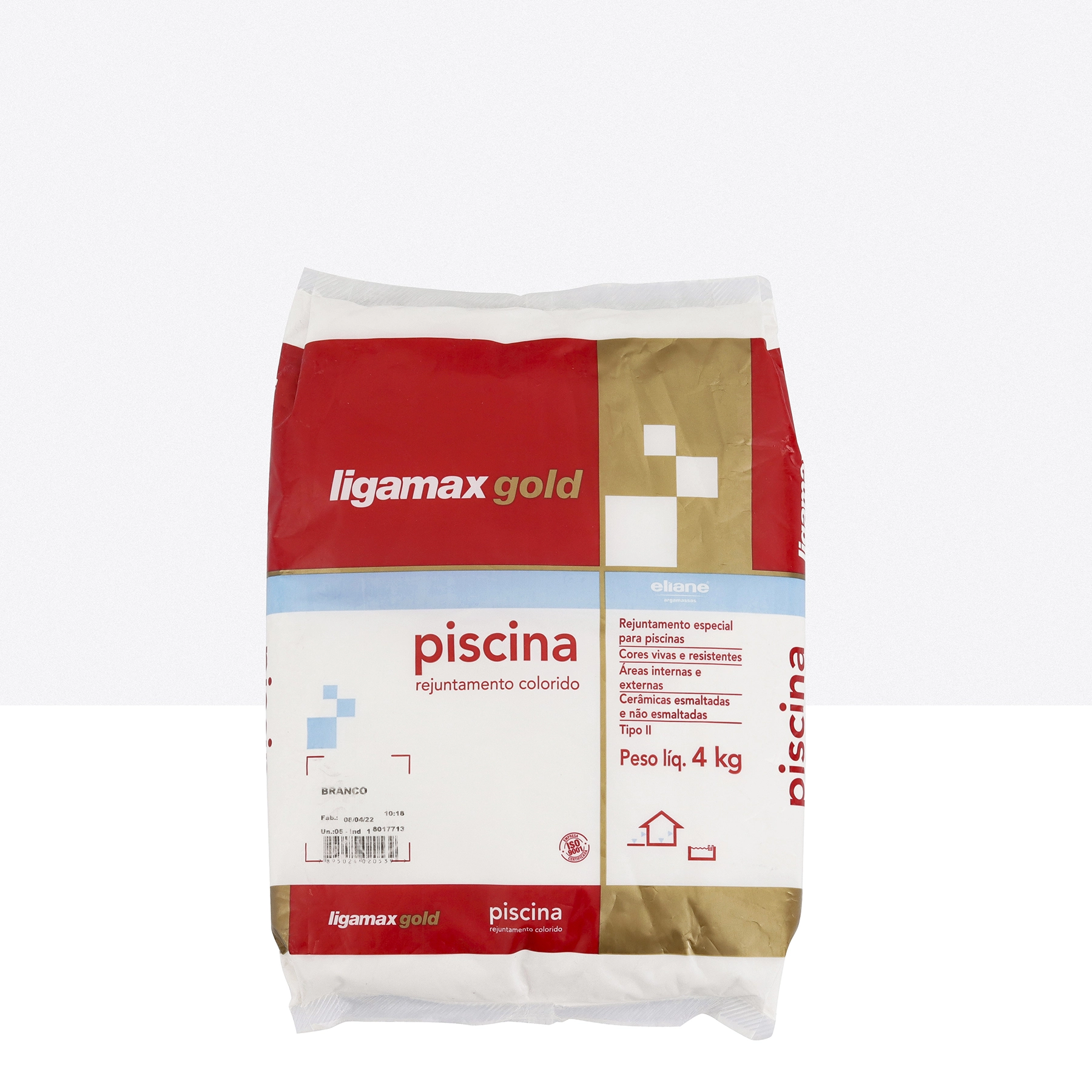 Rejunte Cimentício Aditivado Branco 4 Kg Eliane