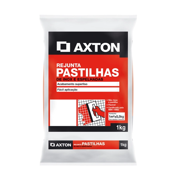 Rejunte Cimentício Cinza Palha 1 Kg Axton