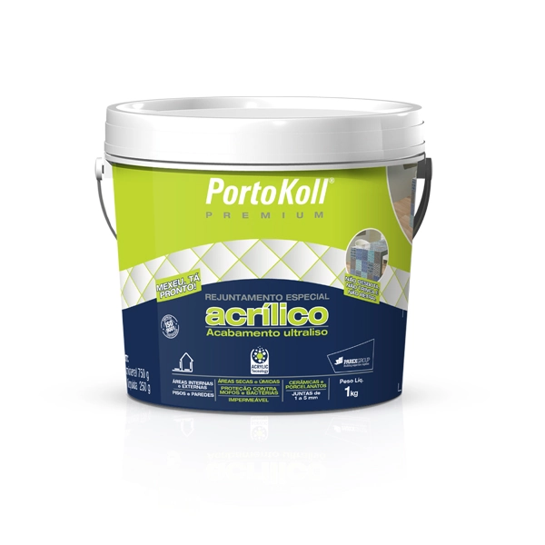 Rejunte Acrílico Areia 1 Kg Portokoll