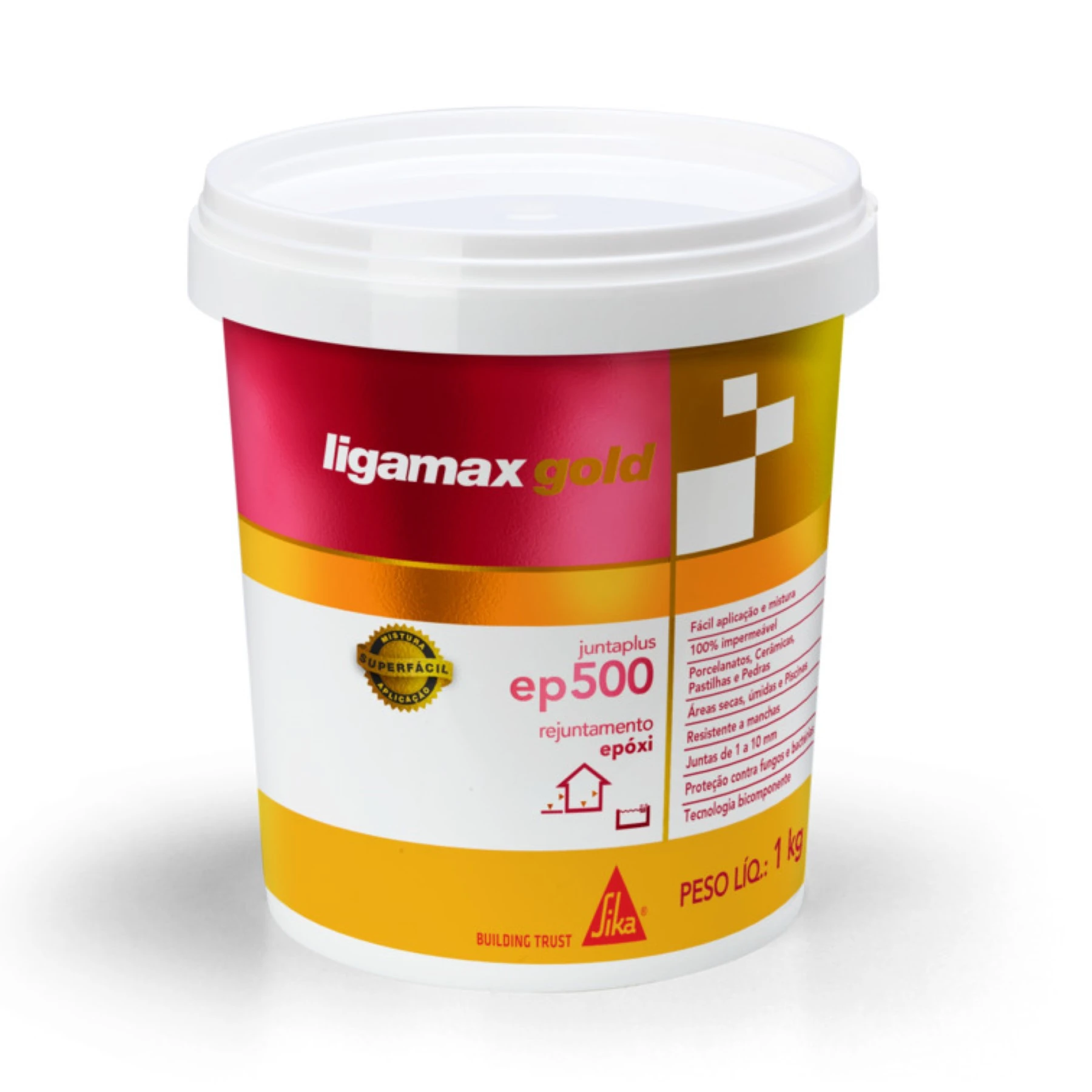 Rejunte Epóxi Verde Jade 1kg Ligamax