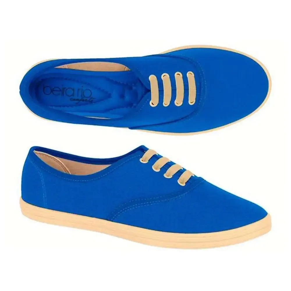 Sapato Feminino Beira Rio 39 Preto Lona Verao