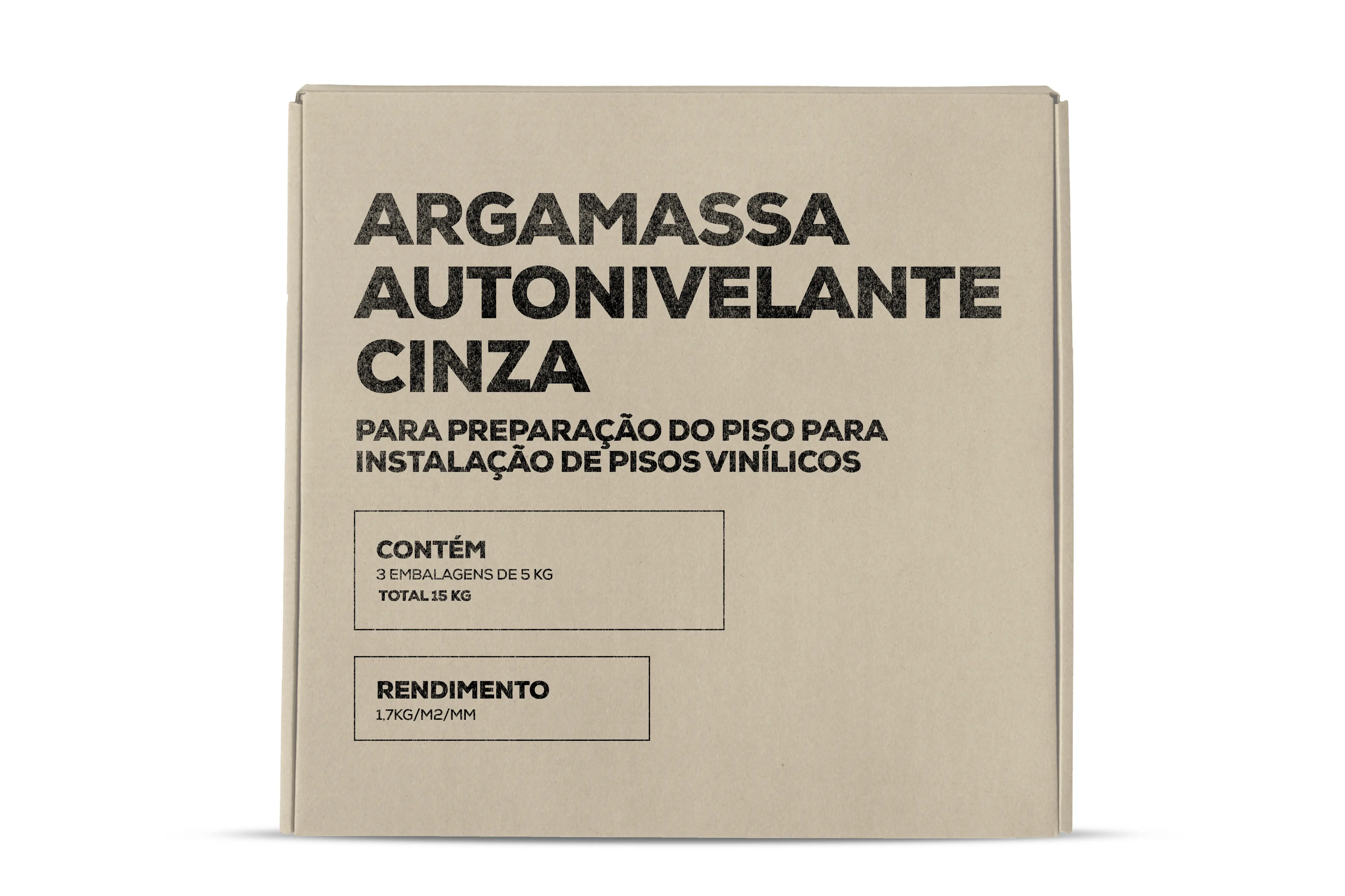 Argamassa Autonivelante Cinza Resistente Seca Rápido E Fácil de aplicar Argapoli 15kg