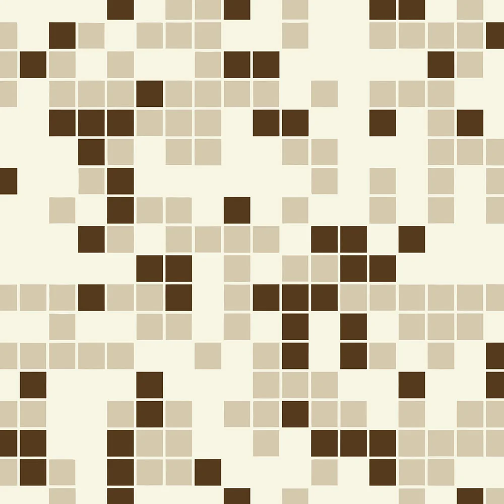 Adesivo Lavável Azulejo Pastilhas Em Tons De Bege Para Cozinha