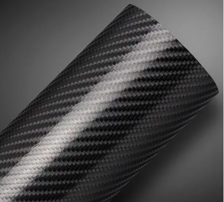 Adesivo Vinil Envelopamento Automotivo Fibra De Carbono 4d Preto Moldável - 1,40mx50cm