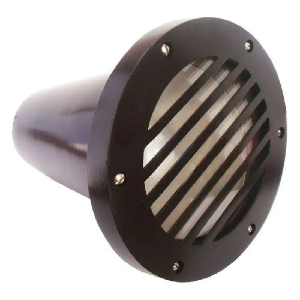 Balizador Embutir De Solo Par20 Com Grade Preto Bivolt