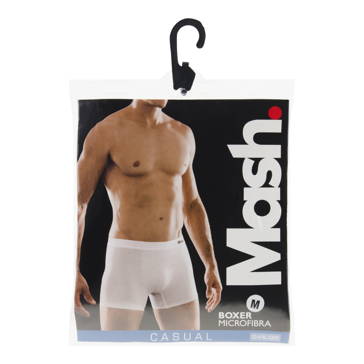 Cueca Branca Boxer Microfibra Mash Tamanho M