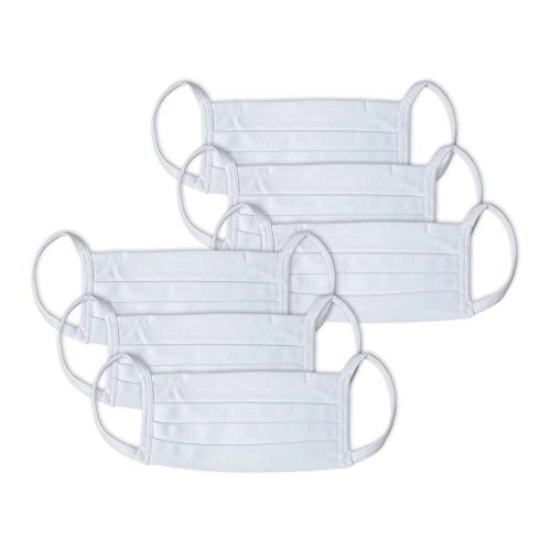 Faixa Mash Kit 6 Máscaras De Prot.algodão Masculino Branco único