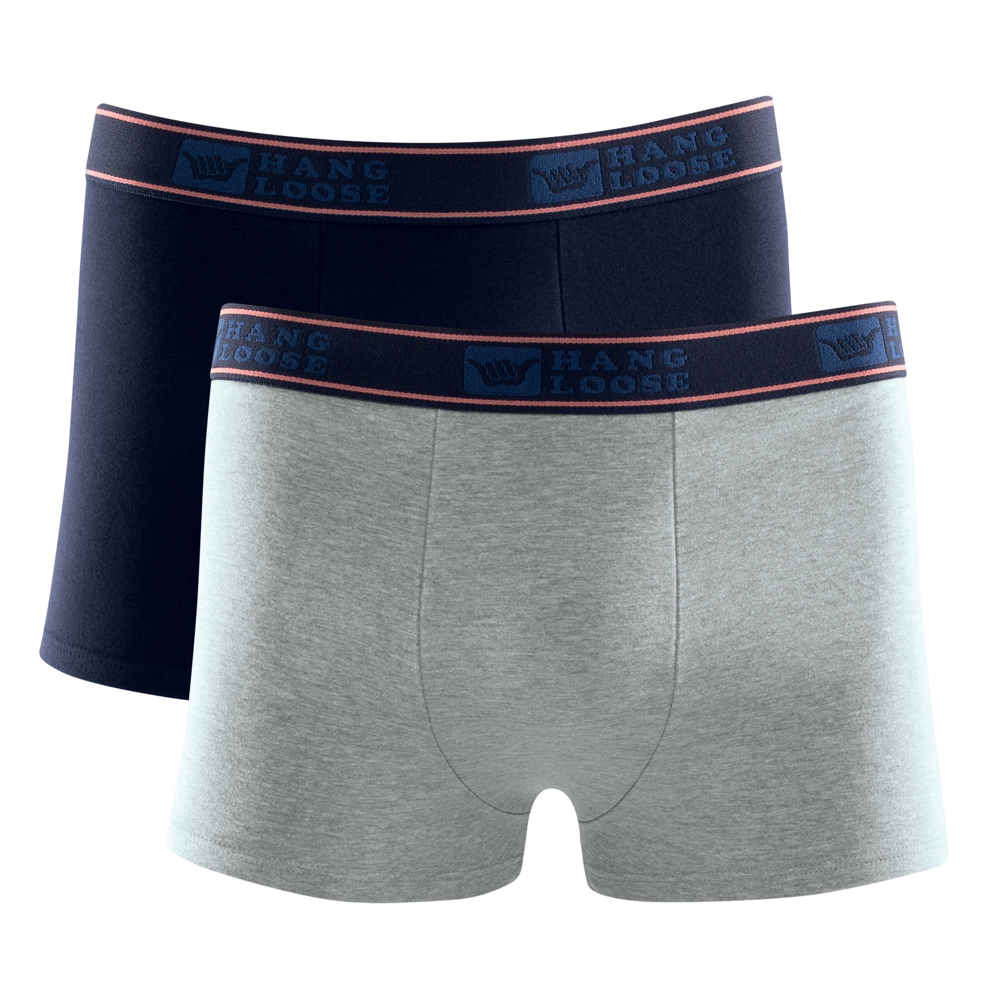 Jogo Cueca Boxer Hang Loose Az Cz Gg 2pcs Hl1.30az08gg Mash