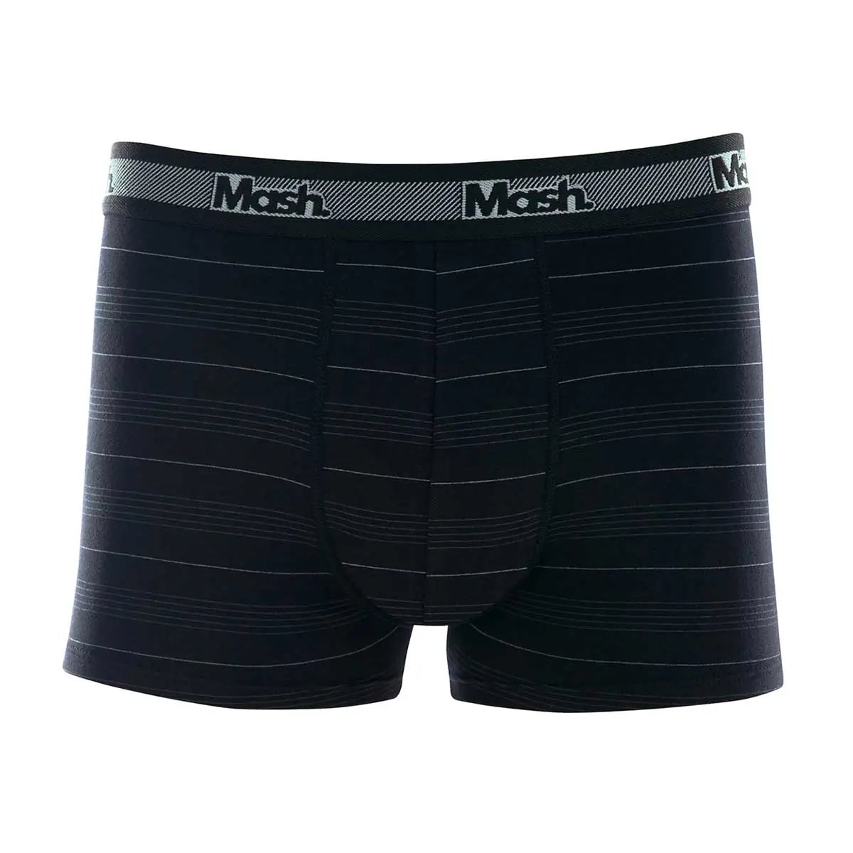 Cueca Boxer Preto M Algodão Mash