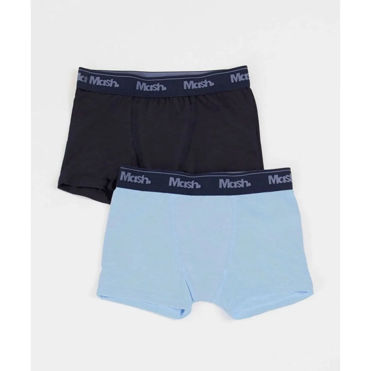 Kit Cueca Boxer Azul Mash Tamanho P 2 Unidades