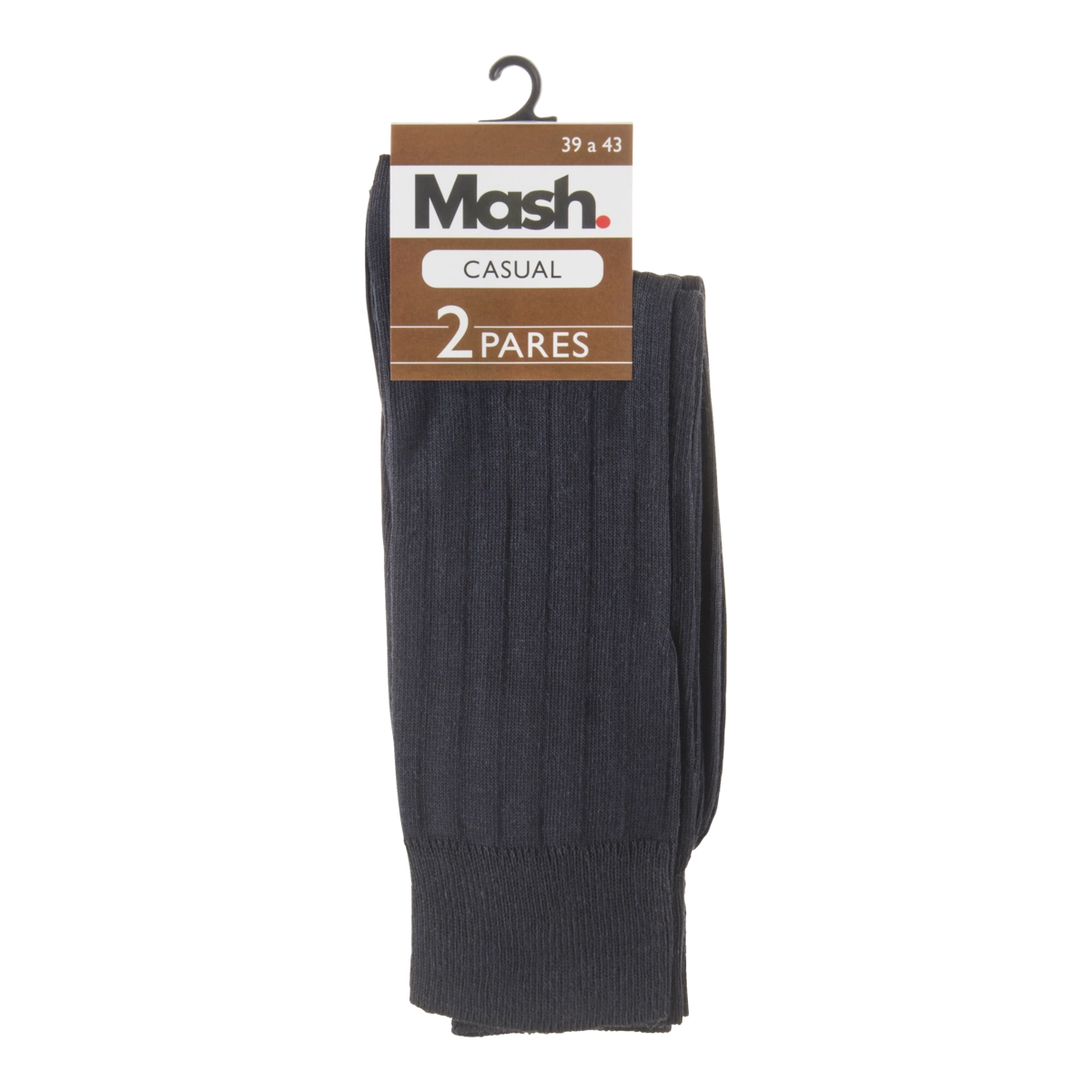 Meia Masculina Cano Médio Mash N 39 43 2 Pares