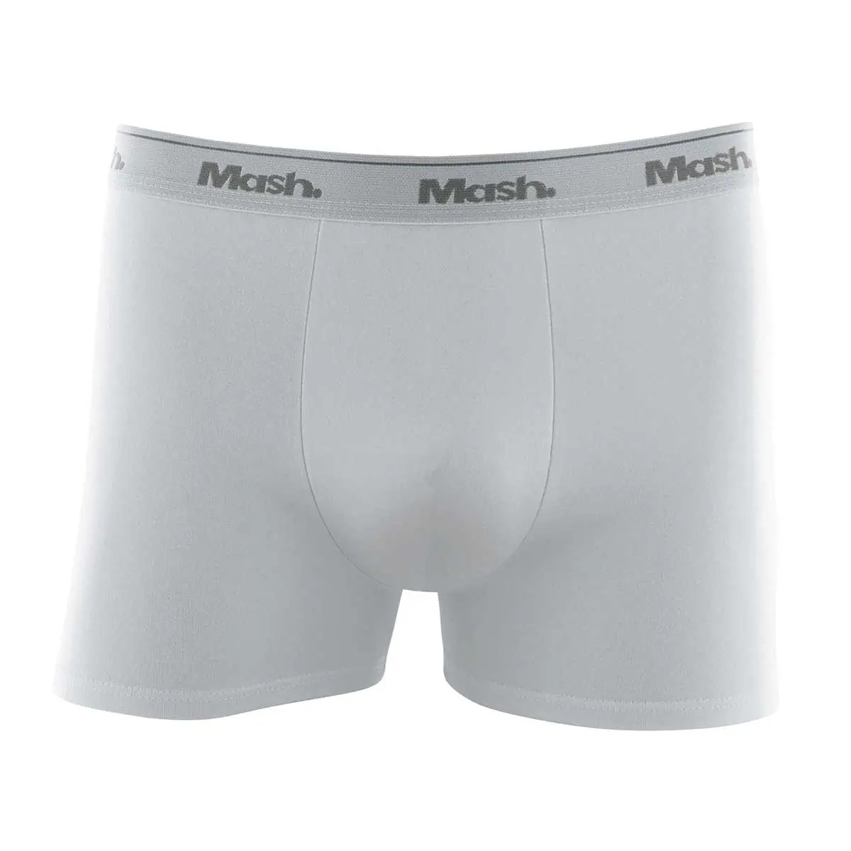 Cueca Boxer Branco M Algodão Mash
