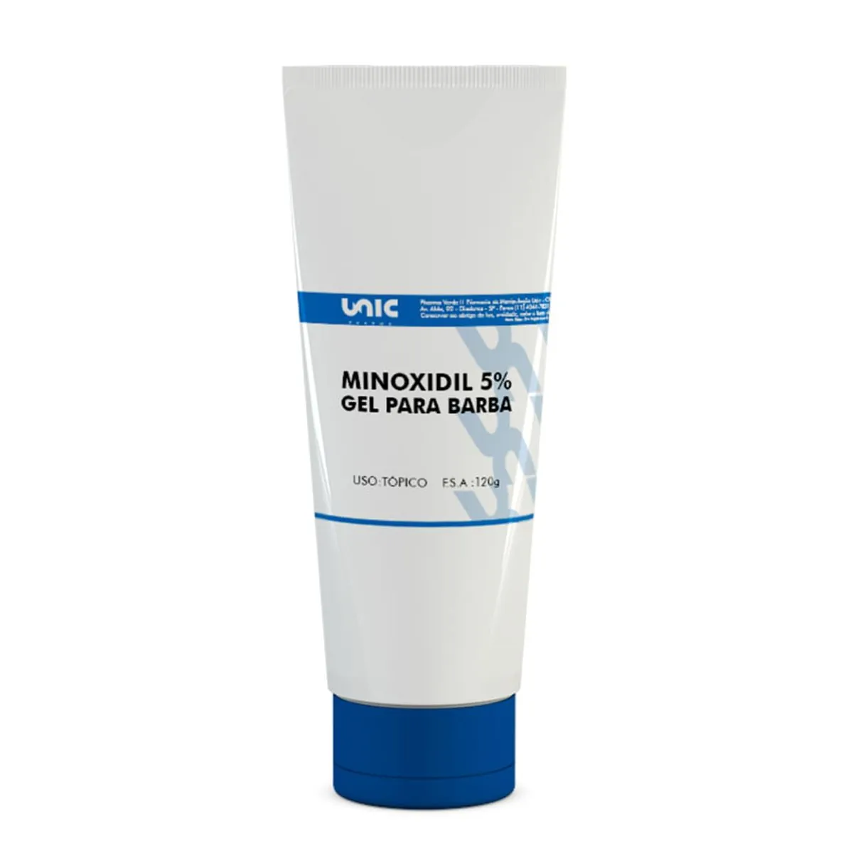 Minoxidil 5% em gel para barba 120g
