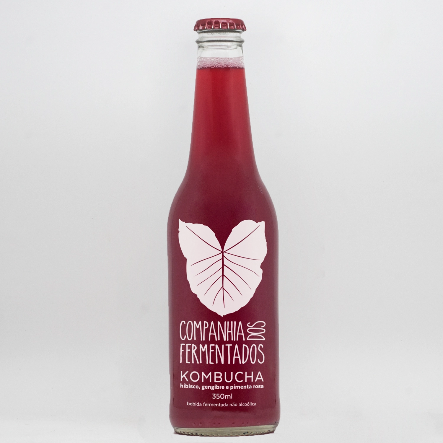 Kombucha De Hibisco, Gengibre E Pimenta Rosa